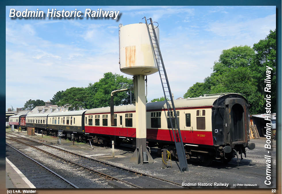 Eisenbahnmagazin: Museumseisenbahn Bodmin Historic Railway in Cornwall