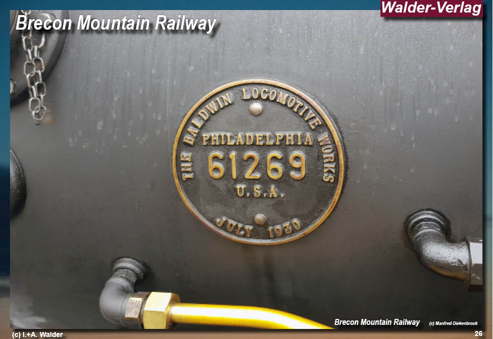 Eisenbahnen in Wales - Brecon Montain Railway