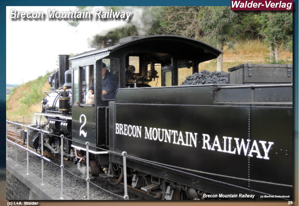 Eisenbahnen in Wales - Brecon Montain Railway