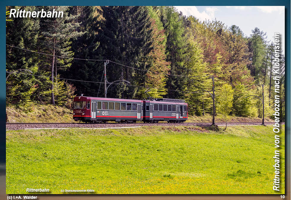 Rittner Bahn in Südtirol