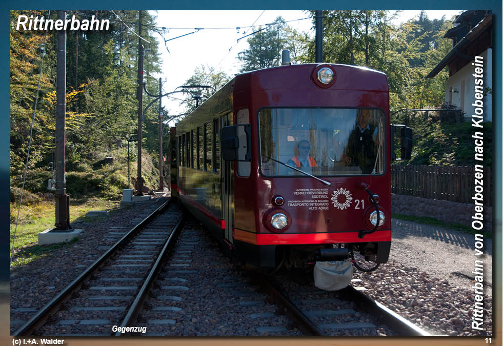 Rittner Bahn in Südtirol