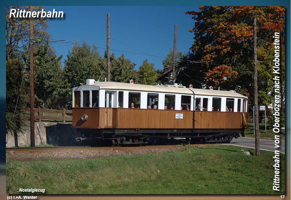 Rittner Bahn in Südtirol