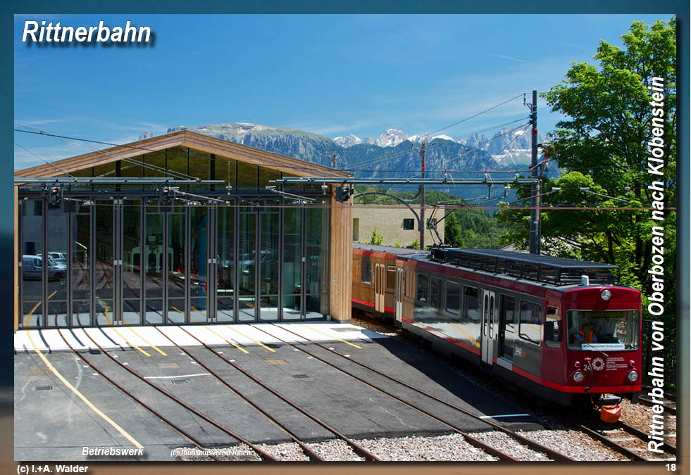 Rittner Bahn in Südtirol