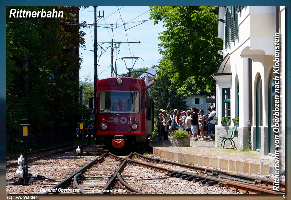 Rittner Bahn in Südtirol