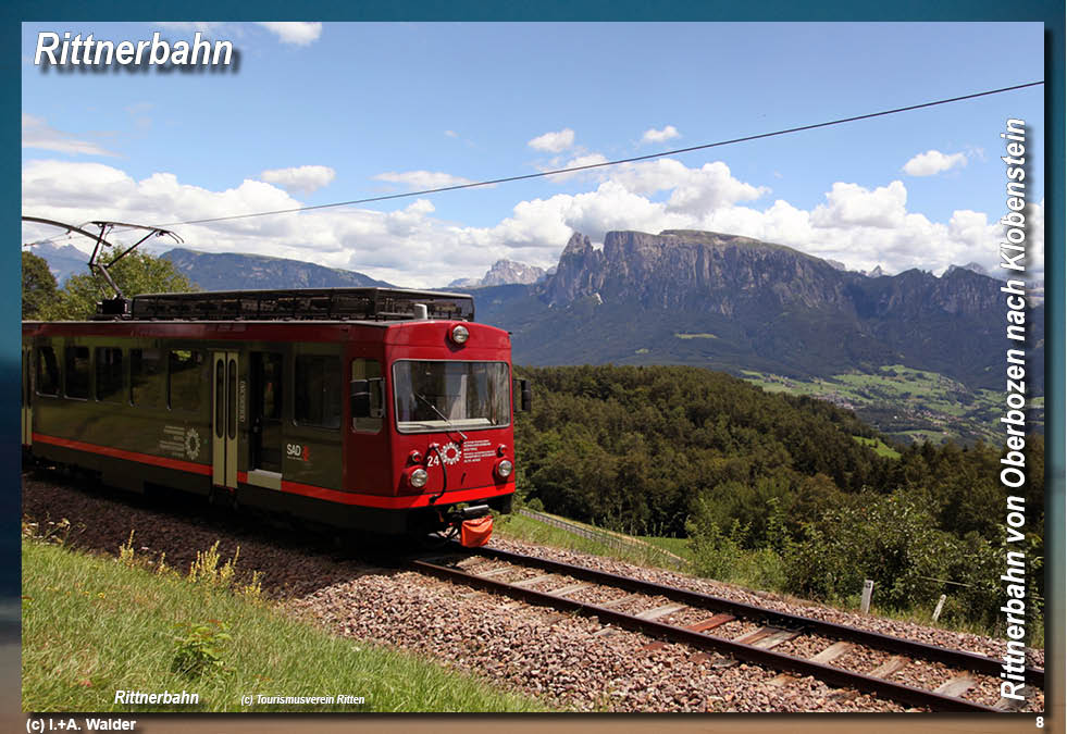Rittner Bahn in Südtirol