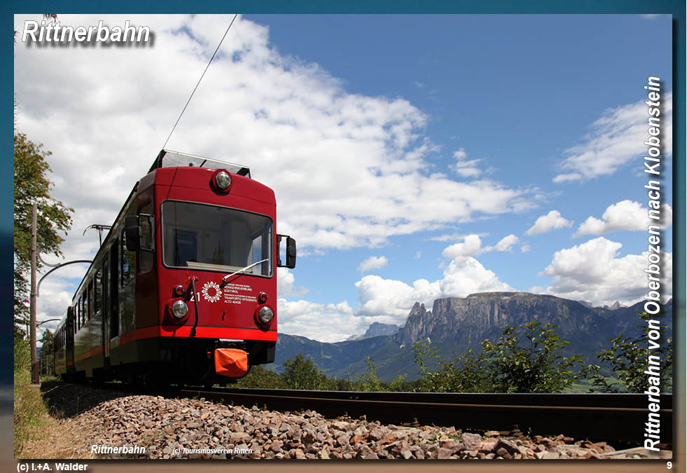 Rittner Bahn in Südtirol