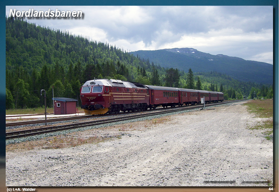 Eisenbahnmagazin Dovrebane und Nordlandsbanen in Norwegen