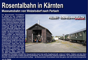 Museumsbahn Rosentalbahn - Kärnten - Österreich