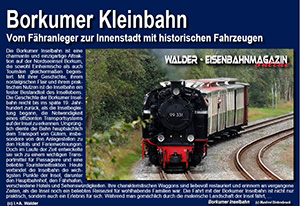Eisenbahnmagazin: Borkumer Kleinbahn