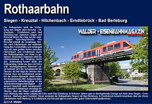 Eisenbahnmagazin Rothaarbahn