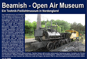 Eisenbahnreise Beamish - Open Air Museum