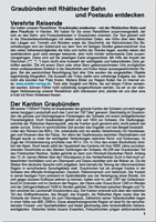 Reiseführer Graubünden mit Bus und Bahn entdecken