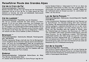 Reiseführer Route des Grandes Alpes