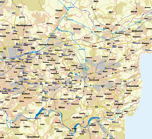 Reiseführer Dortmund, Essen, Oberhausen