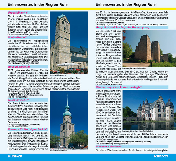 Reiseführer Dortmund, Essen, Oberhausen