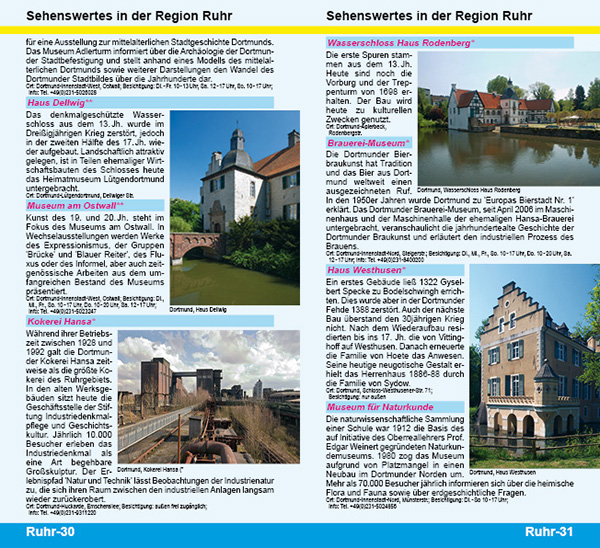 Reiseführer Dortmund, Essen, Oberhausen