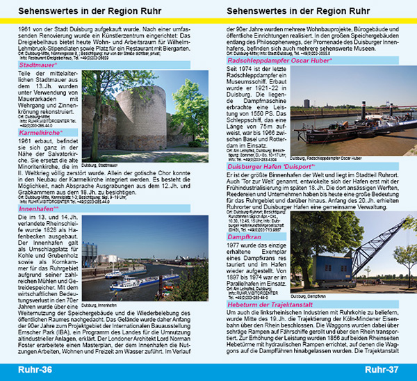 Reiseführer Dortmund, Essen, Oberhausen