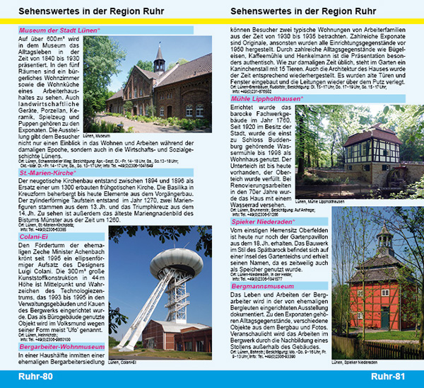 Reiseführer Dortmund, Essen, Oberhausen