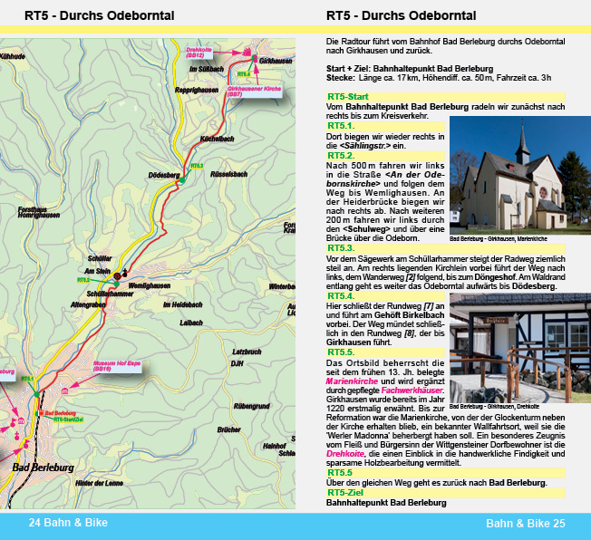 Radtour Wandertour Rothaarbahn und Obere Lahntalbahn