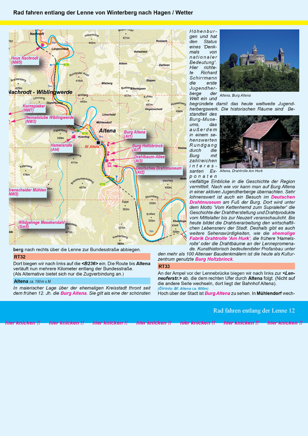 Walder-Verlag Reisetipps-Europa Radtour Lennetal