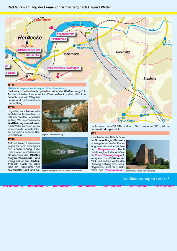 Walder-Verlag Reisetipps-Europa Radtour Lennetal