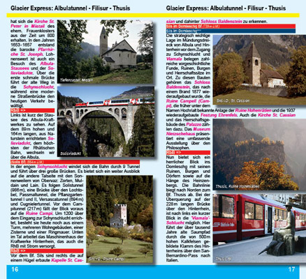 Reiseführer GlacierExpress, BerninaExpress