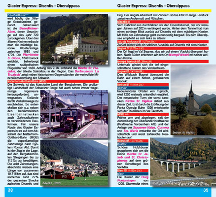 Reiseführer GlacierExpress, BerninaExpress