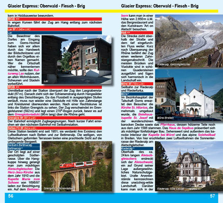 Reiseführer GlacierExpress, BerninaExpress