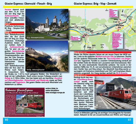 Reiseführer GlacierExpress, BerninaExpress