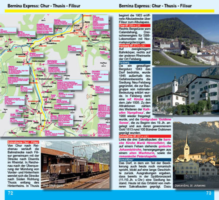 Reiseführer GlacierExpress, BerninaExpress
