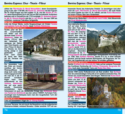 Reiseführer GlacierExpress, BerninaExpress