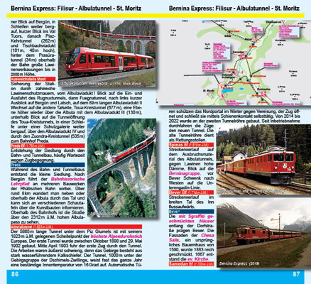 Reiseführer GlacierExpress, BerninaExpress