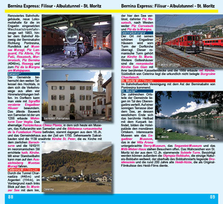 Reiseführer GlacierExpress, BerninaExpress