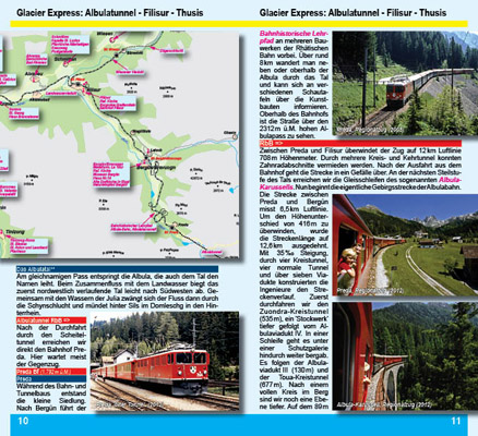 Reiseführer GlacierExpress, BerninaExpress