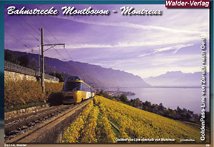 Bahnreise mit dem GoldenPass-Line von Luzern nach Montreux 