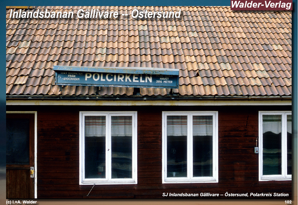 Reiseführer Bahnreise durch Skandinavien - Jokkmokk – Inlandsbanan – Östersund