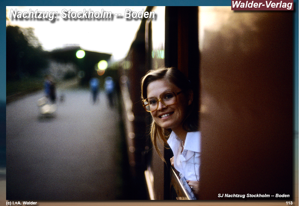 Reiseführer Bahnreise durch Skandinavien - Nachtzug Stockholm -- Boden