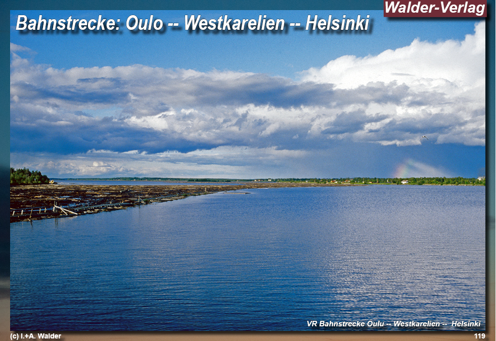 Reiseführer Bahnreise durch Skandinavien - Oulu--Westkarelien--Helsiki