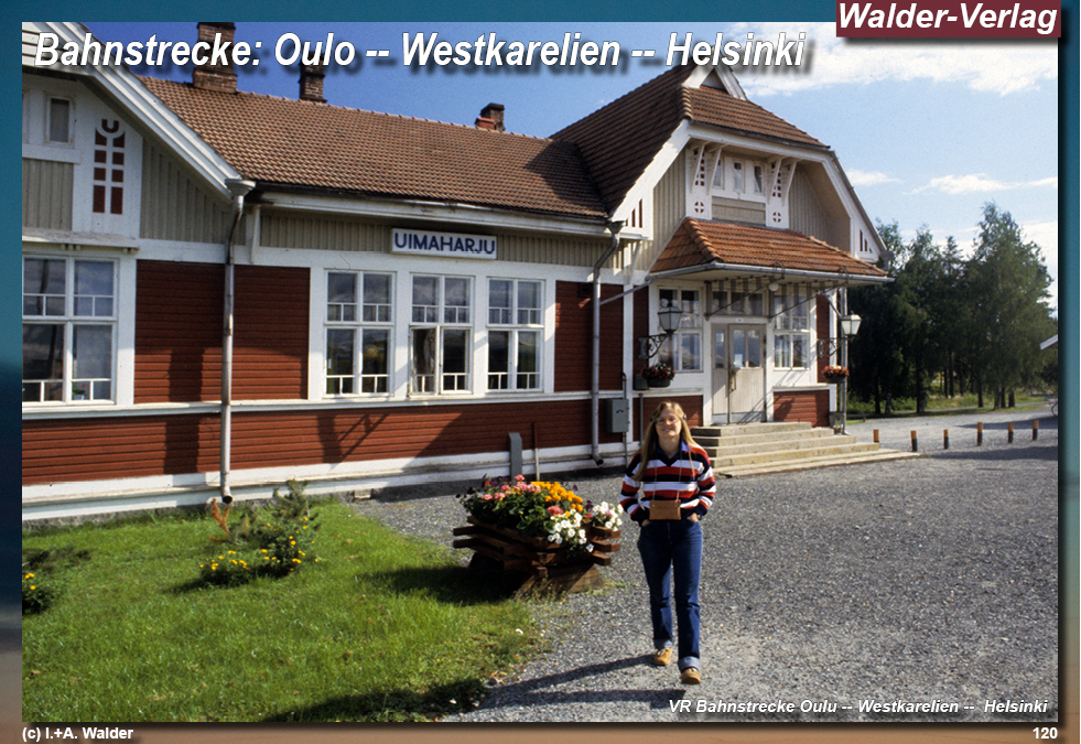 Reiseführer Bahnreise durch Skandinavien - Oulu--Westkarelien--Helsiki
