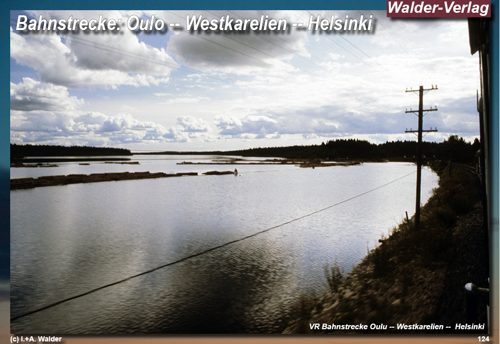 Reiseführer Bahnreise durch Skandinavien - Oulu--Westkarelien--Helsiki