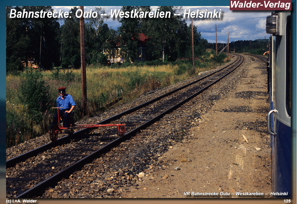 Reiseführer Bahnreise durch Skandinavien - Oulu--Westkarelien--Helsiki