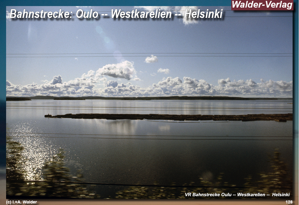 Reiseführer Bahnreise durch Skandinavien - Oulu--Westkarelien--Helsiki
