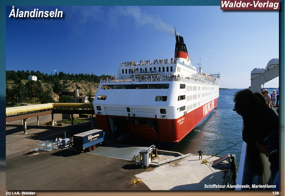 Reiseführer Bahnreise durch Skandinavien - Fähre Turku -- Ålandinseln -- Stockholm