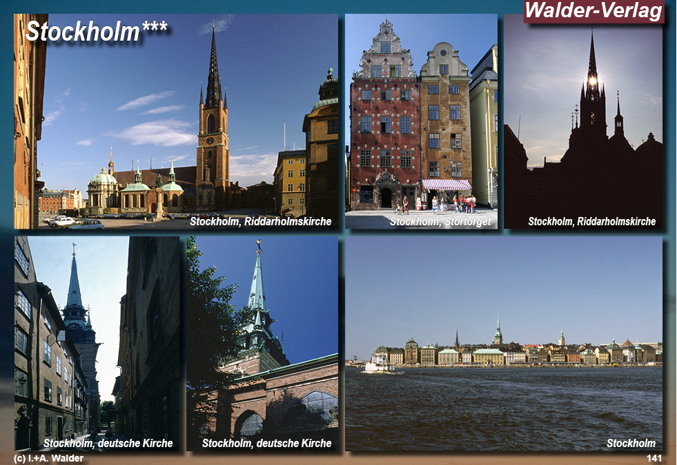 Reiseführer Bahnreise durch Skandinavien - Stockholm - Schwedens Hauptstadt 