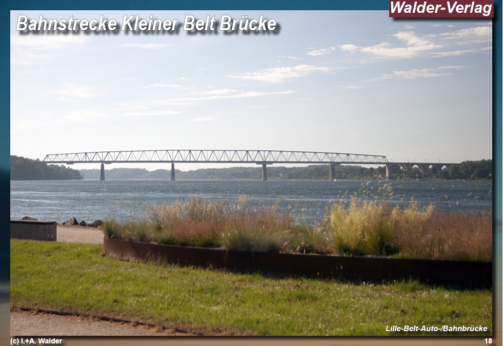 Reiseführer Bahnreise durch Skandinavien - Bahnbrücke Kleiner Belt
