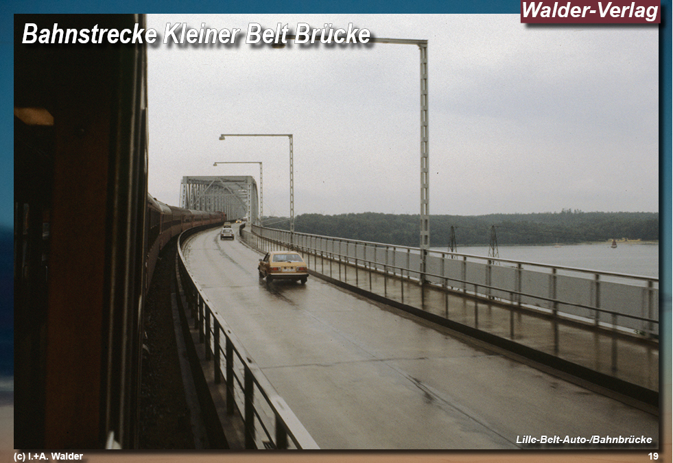 Reiseführer Bahnreise durch Skandinavien - Bahnbrücke Kleiner Belt