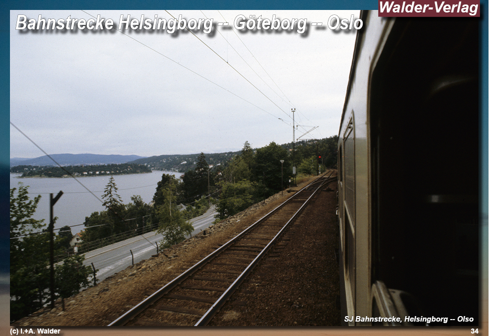 Reiseführer Bahnreise durch Skandinavien - Helsingborg -- Göteborg -- Olso