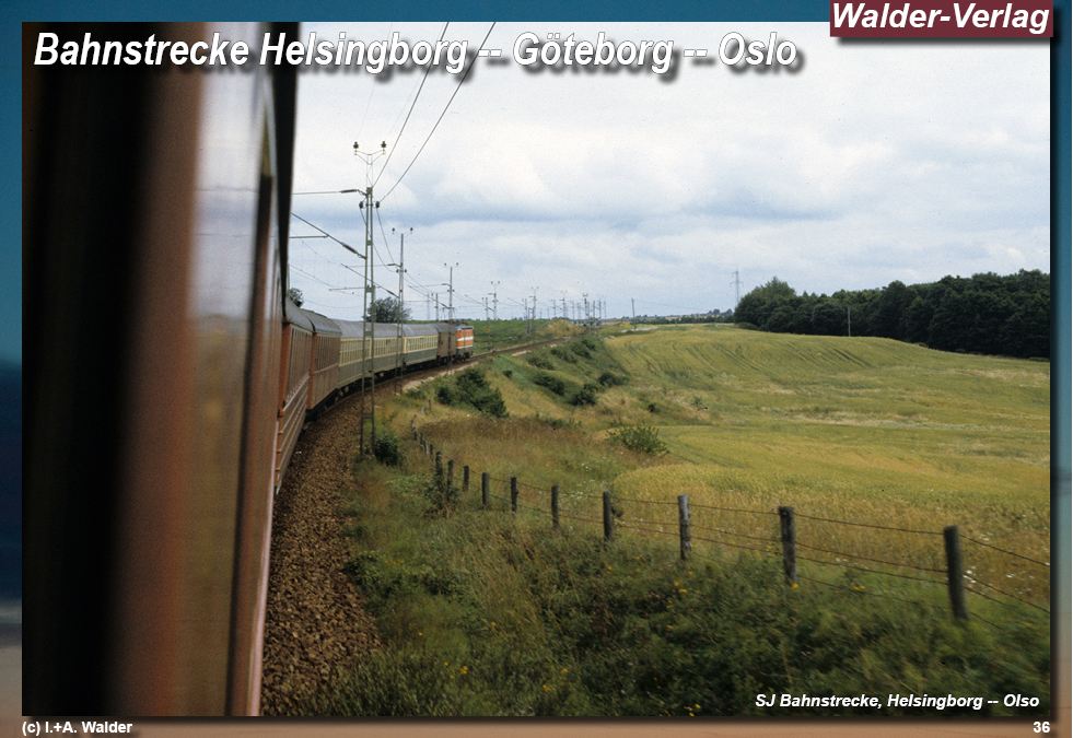 Reiseführer Bahnreise durch Skandinavien - Helsingborg -- Göteborg -- Olso
