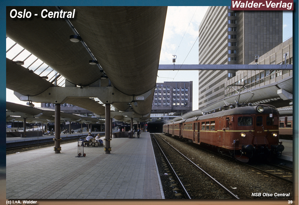 Reiseführer Bahnreise durch Skandinavien - Oslo Hauptbahnhof