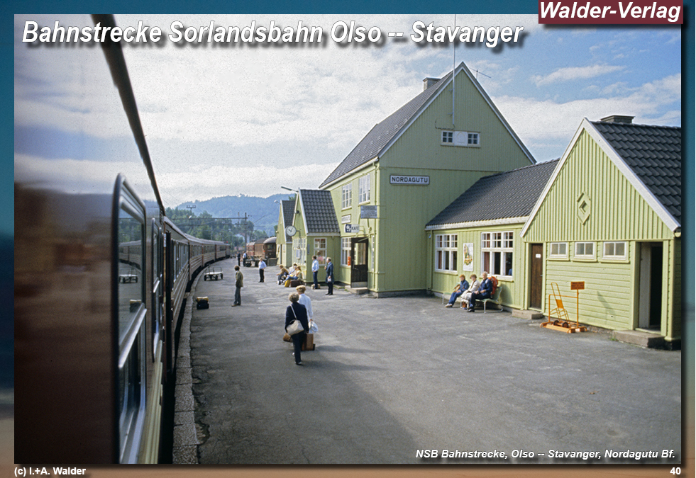 Reiseführer Bahnreise durch Skandinavien - Sorlandsbahn Oslo -- Kristiansand – Snartemo -- Stavanger
